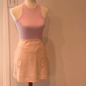 Pink Joie Skirt With Front Buttons - Size Small